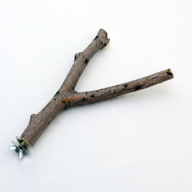 Parrot Stand Bar with Log Tree Branch Perch