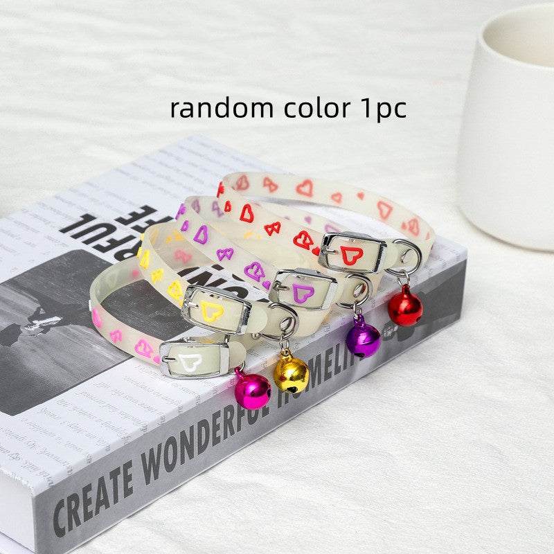 Luminous Cat Collar for Nighttime Safety