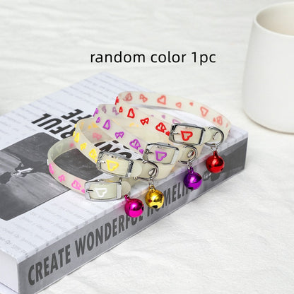 Luminous Cat Collar for Nighttime Safety