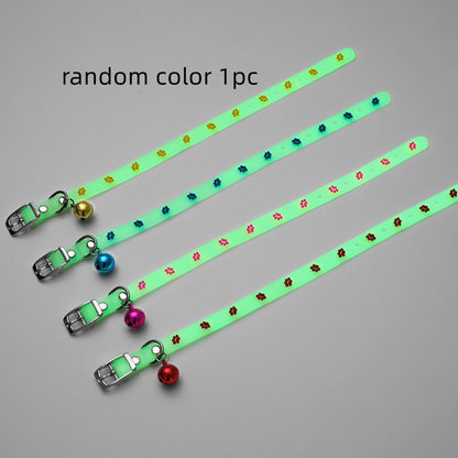 Luminous Cat Collar for Nighttime Safety